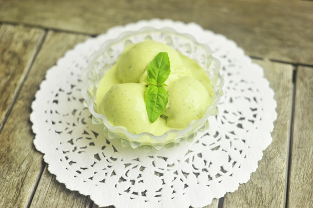 Georgia Pellegrini: Lemon Basil Ice Cream