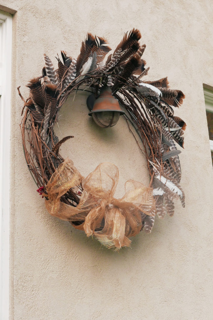 How to Make a Feather Wreath