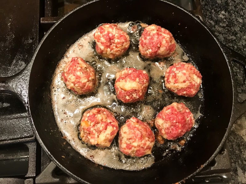 Italian Style Venison Meatballs