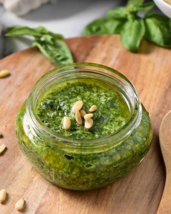 How to Make Pesto without a Food Processor
