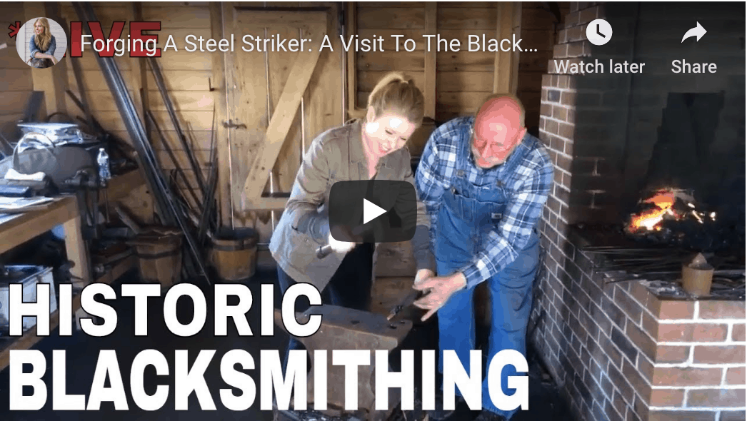 Forging a Steel Striker with the Blacksmith
