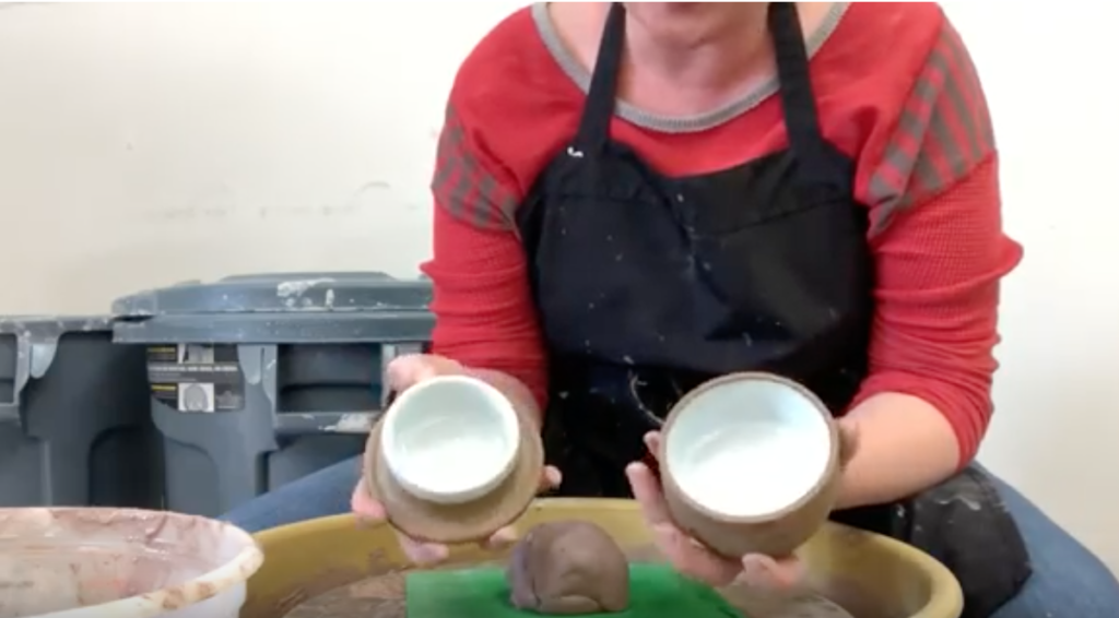 Making a French Butter Keeper on the Pottery Wheel