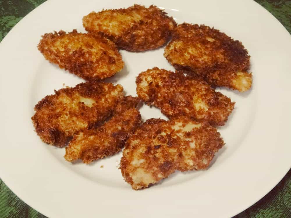 panko fried quail