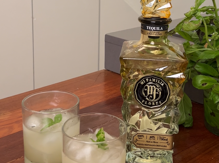 Basil Infused Tequila Cocktail